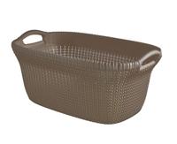 Curver Knit wasmand 40ltr bruin - thumbnail