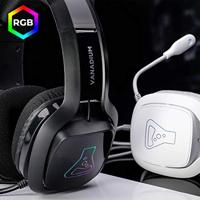 The G-Lab KORP VANADIUM Headset Hoofdband 3,5mm-connector Zwart - thumbnail