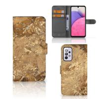 Samsung Galaxy A33 5G | Bookcase | Marmer Creme - thumbnail