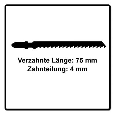 Festool S 75/4/100 Decoupeerzaagblad WOOD BASIC VE=100 - 204346