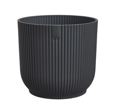 Vibes fold rond mini 7 cm antraciet bloempot elho - Elho Vibes fold rond mini 7 cm antraciet bloempot elho - Elho