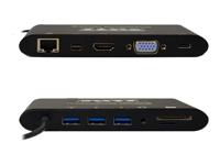 Port Designs 901906 interface hub USB 3.2 Gen 1 (3.1 Gen 1) Type-C 5000 Mbit/s Zwart - thumbnail