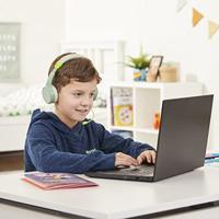 Hama | Bluetooth hoofdtelefoon voor kinderen (on-ear, met volumebegrenzing, ergonomisch, max. 85 dB, met spraakassistenten), groen - thumbnail