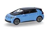 Herpa 421126-002 H0 Auto Volkswagen ID.3, solide ocean blue - thumbnail