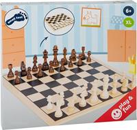 Small Foot houten schaak en damspel xl - thumbnail