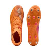PUMA Future 8 Match IJzeren-Nop Voetbalschoenen (SG) Oranje Roze Zwart - thumbnail