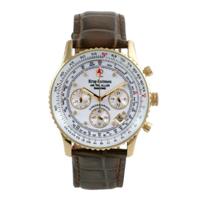 Krug Baumen Air Traveller Diamond 400201DS Heren Horloge 40mm 3 ATM - thumbnail