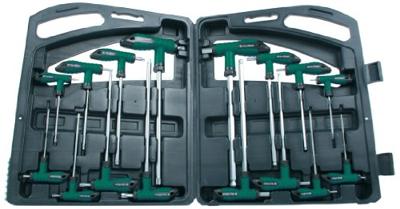 Brüder Mannesmann T-greep set Inbus/Torx 16dlg (Hobby) - 18190