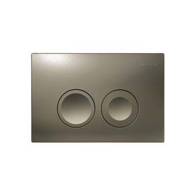 Bedieningsplaat Delta 25 by Geberit Frontbediening Mat Donkerbruin Bedieningsplaat Delta 25 by Geberit Frontbediening Mat Donkerbruin