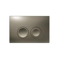 Bedieningsplaat Delta 25 by Geberit Frontbediening Mat Donkerbruin - thumbnail