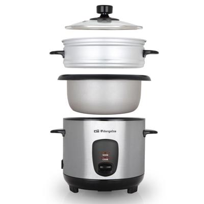 Rijstkoker Orbegozo CO-3025 400 W Zwart Staal 1 L