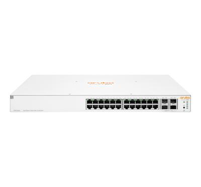 HPE Aruba Instant On 1930 24G Class4 PoE 4SFPSFP+ 370W Switch - Switch - L3 - Beheerd - 24 x 101001000 (PoE) + 4 x 1 Gigabit 10 Gigabit SFP+ - rack-uitvoering - PoE (370 W) HPE Aruba Instant On 1930 24G Class4 PoE 4SFPSFP+ 370W Switch - Switch - L3 - Beheerd - 24 x 101001000 (PoE) + 4 x 1 Gigabit 10 Gigabit SFP+ - rack-uitvoering - PoE (370 W)