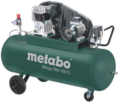 Metabo Mega 350-150 D Pneumatische compressor 150 l