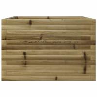 VidaXL Plantenbak 70x70x45,5 cm geïmpregneerd grenenhout - thumbnail
