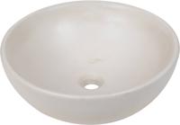 Ben Elina ronde waskom Ø40cm beton beige - thumbnail