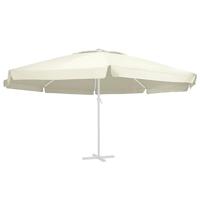 VidaXL Vervangingsdoek voor parasol 600 cm zandkleurig - thumbnail