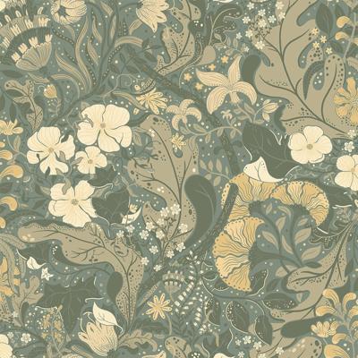 Dutch Wallcoverings Hjärterum - Elise - Groen