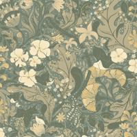 Dutch Wallcoverings Hjärterum - Elise - Groen - thumbnail