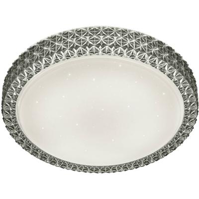 LED Plafondlamp - Trion Pegyon - 21W - Warm Wit 3000K - Dimbaar - Sterlicht - Rond - Mat Antraciet - Acryl LED Plafondlamp - Trion Pegyon - 21W - Warm Wit 3000K - Dimbaar - Sterlicht - Rond - Mat Antraciet - Acryl