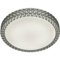 LED Plafondlamp - Trion Pegyon - 21W - Warm Wit 3000K - Dimbaar - Sterlicht - Rond - Mat Antraciet - Acryl - thumbnail