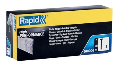 Rapid Nr. 8 brads 35 mm, 5.000 stuks - 40100534 - 40100534 Rapid Nr. 8 brads 35 mm, 5.000 stuks - 40100534 - 40100534