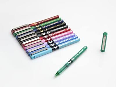 Boligrafo de tinta líquida Pilot V-5 Hi-Tecpoint Zwart 0,3 mm (12 Stuks)