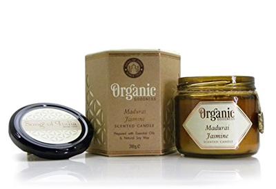 Geurkaars van Soja Was Organic Goodness Jasmijn Geurkaars van Soja Was Organic Goodness Jasmijn