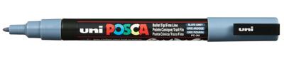 Uni-Posca Posca marker, afm pc-3m, lijndikte 0,9-1,3 mm, fijn, slate grey, 1 stuk