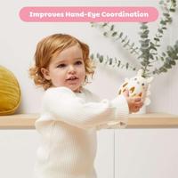 Selecta Siliconen rammelaar - konijn - thumbnail