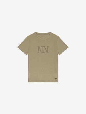 Nik&Nik winter t-shirt meisjes - groen - Stud