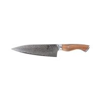 Homizu Baranoki koksmes - 20cm - VG-10 damascus mes|rozenhout - bruin - thumbnail