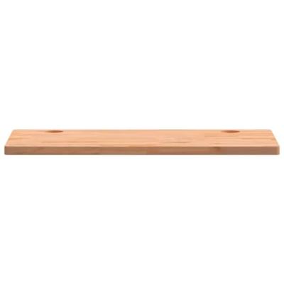 Bureaublad 110x55x2,5 cm massief beukenhout - thumbnail
