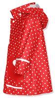 Playshoes regenjas Stippen Rood-140 - thumbnail