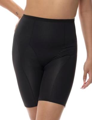 Corrigerende short lange pijpjes - Medium control - Shapewear boxershort - Anti slip rand