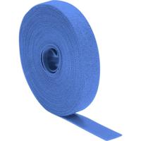 Quadrios 25CA525 Klittenband Om te bundelen Haak- en lusdeel Blauw per meter - thumbnail