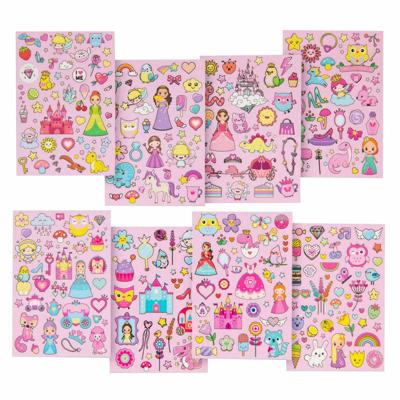 Creative Craft Group Glitter stickerboek a5 - roze