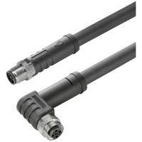 Weidmüller 2050100150 Sensor/actuator aansluitkabel M12 Aantal polen (sensoren): 2+PE Stekker 1.50 m 1 stuk(s) - thumbnail