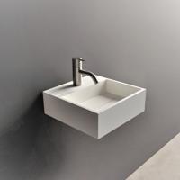 Fontein Ideavit Solidcube 30x30x10 cm Solid Surface Mat Wit Ideavit - thumbnail