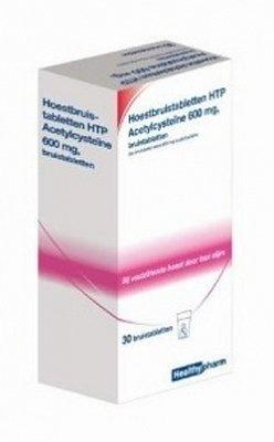 Healthypharm Acetylcysteine 600mg HTP 30 Bruistabletten
