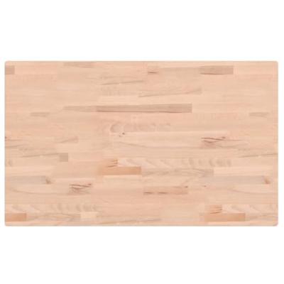 Wastafelblad 100x60x2,5 cm massief beukenhout