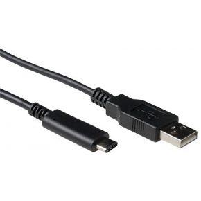 ACT usb 2.0 aansluitkabel c male - a male 1,00 m