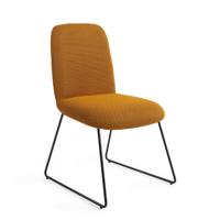 Jesper Home Eetkamerstoel 'Taiwa' Slide Black, kleur Groovy Garam - thumbnail