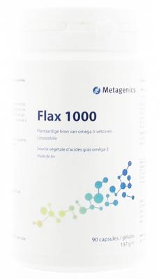 Metagenics Flax 1000 (lijnzaadolie) (90 caps)