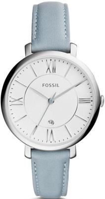 Horlogeband Fossil ES3821 Leder Blauw 14mm Horlogeband Fossil ES3821 Leder Blauw 14mm