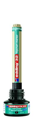Edding 4-32002 Flipchartmarker 4-32002 Beitelpunt 1 - 5 mm Rood 1 stuk(s)