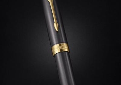 Rollerpen parker sonnet grey collection gt f grijs