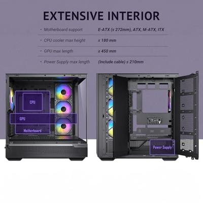 Antec C7 Midi-tower PC-behuizing Zwart