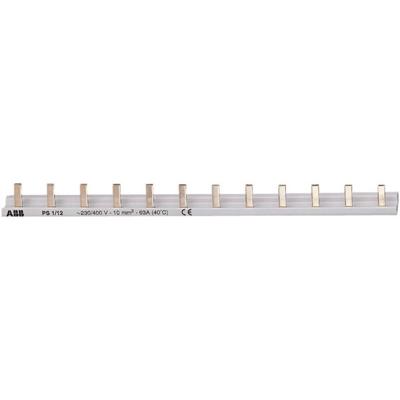 ABB 2CDL210001R1012 L1-L1-L1-... Verzamelrail, 1F, 12 modules Phase busbar Grijs 1-polig 1 stuk(s)