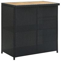 3-delige Barset poly rattan zwart - thumbnail