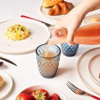 Diamond Glas 22cl Blauw - thumbnail